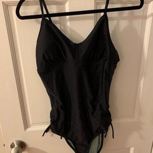 PRANA BLACK CLASSY ONE PEICE SWIMSUIT!